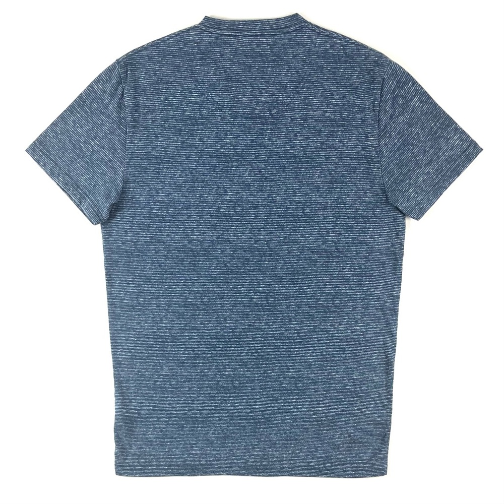 Hollister Co. Must-Have Navy Blue Stripe Icon V-Neck Tee - Picture 3 of 7